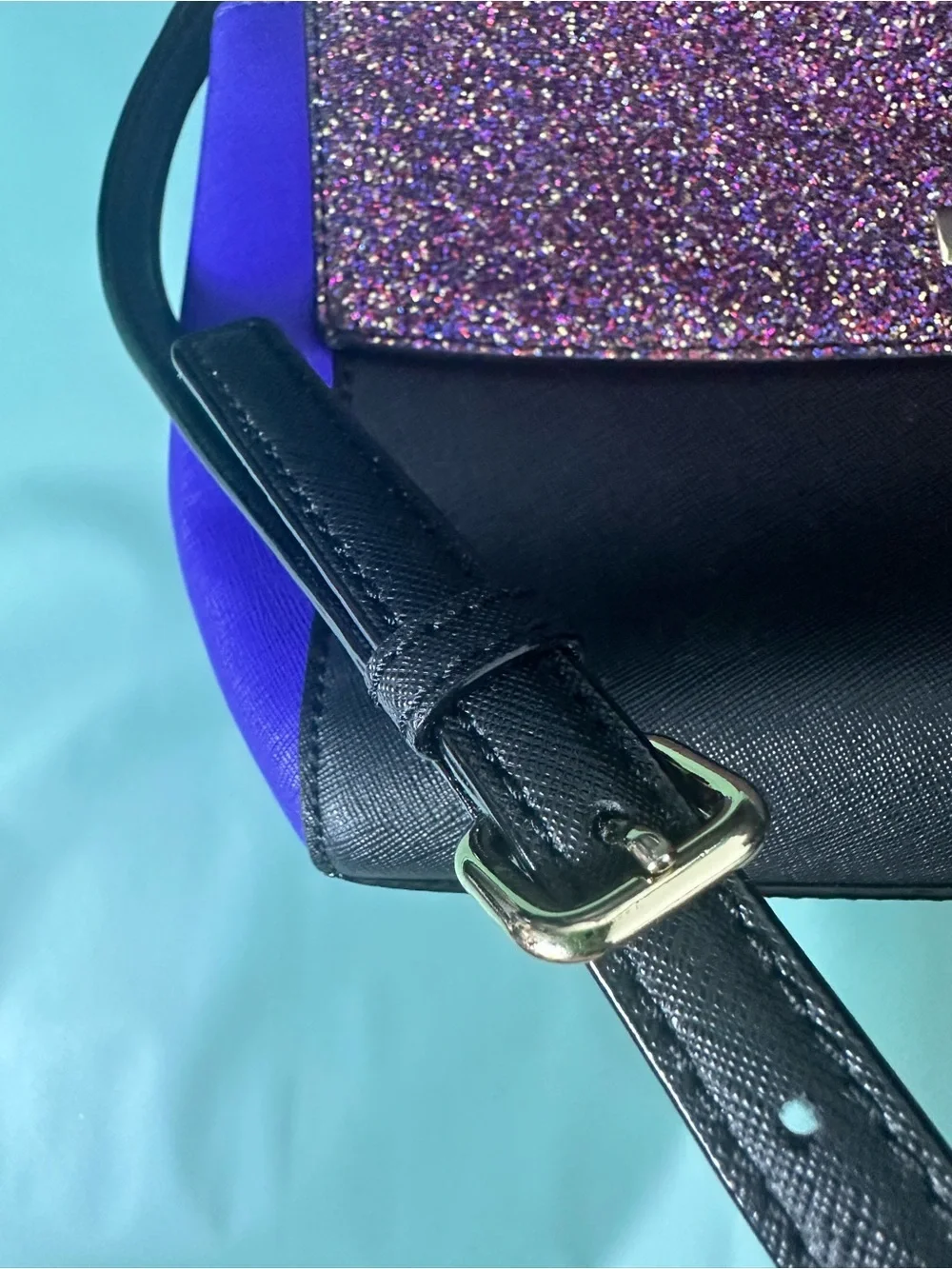 New Kate Spade New York Laurel Way Alisanne Satchel Glitter Sparkly Purse
